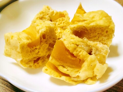 砂糖不使用！バナナとかぼちゃの塩蒸しパン